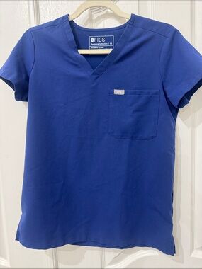 Figs Sapphire Catarina - One-Pocket Scrub Top™ XS - Sapphire
